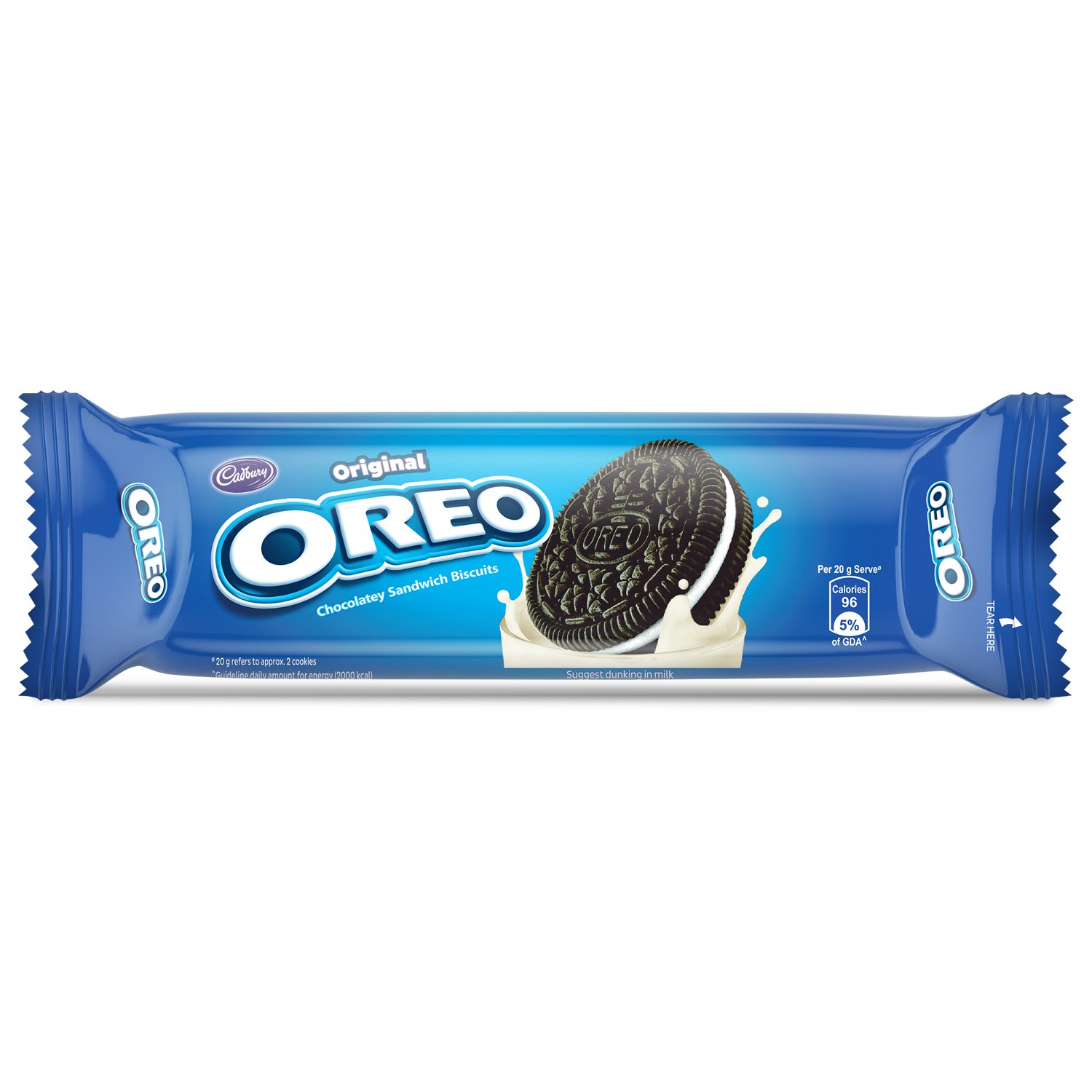 Cadbury Oreo Vanilla Flavor Creme Sandwich Biscuits- 108.55 g